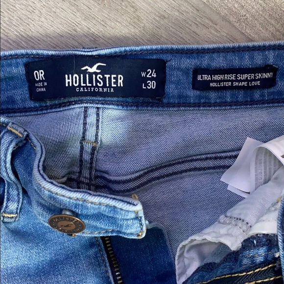 HOLLISTER Ultra High Rise Super Skinny Jeans, 0 - Picture 3 of 8